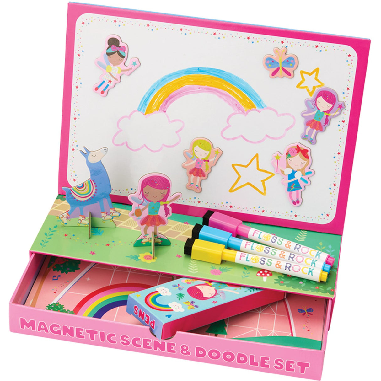 Floss & Rock Magnetisk Lege & Tegnesæt - Rainbow Fe