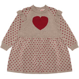 Hust & Claire Biscuit Strik Kjole Hearts