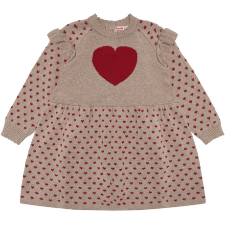 Hust & Claire Biscuit Strik Kjole Hearts