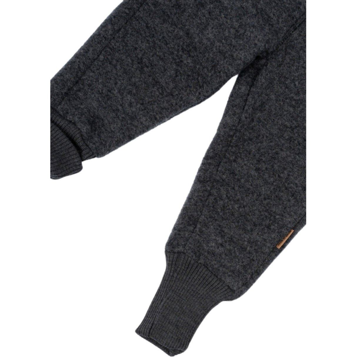 Mikk-Line Anthracite Melange Uld Bukser