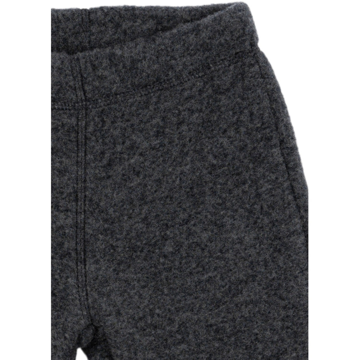 Mikk-Line Anthracite Melange Uld Bukser
