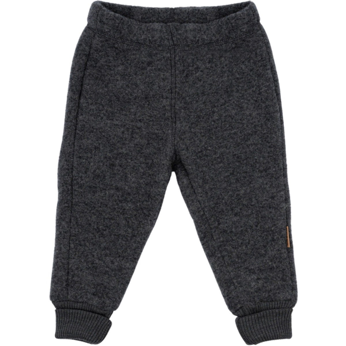 Mikk-Line Anthracite Melange Uld Bukser