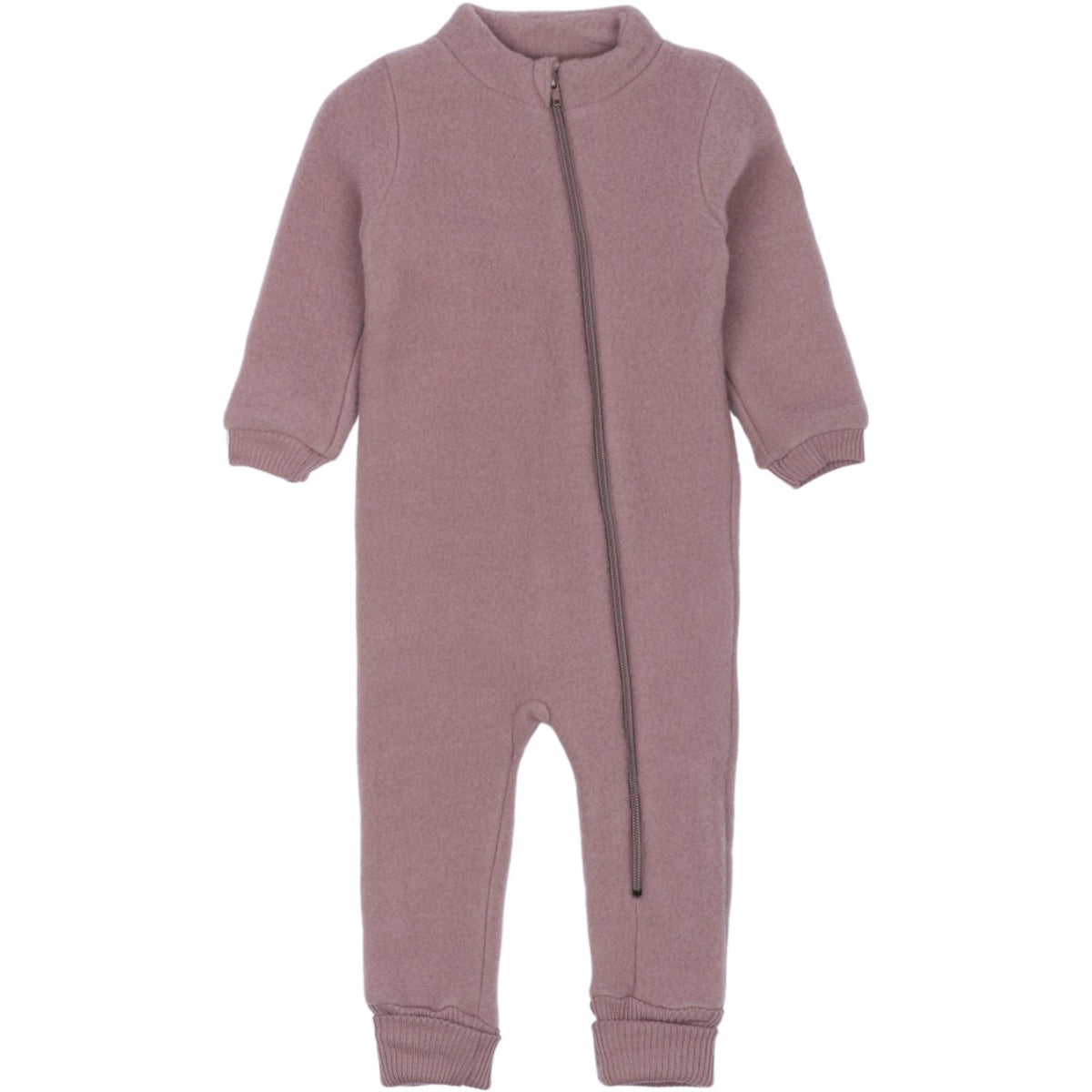 Mikk-Line Twilight Mauve Uld Dragt Med Rib