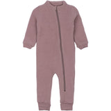 Mikk-Line Twilight Mauve Uld Dragt Med Rib
