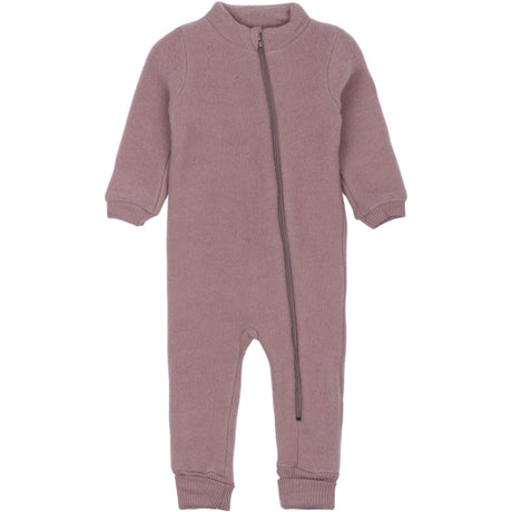 Mikk-Line Twilight Mauve Uld Dragt Med Rib