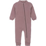 Mikk-Line Twilight Mauve Uld Dragt Med Rib