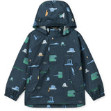 LIEWOOD Cars / Classic Navy Pedia Regntøj Sæt