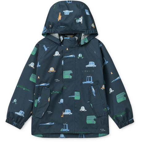 LIEWOOD Cars / Classic Navy Pedia Regntøj Sæt