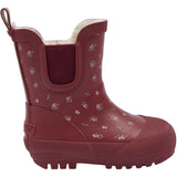 Pom Pom Syrah Flower Aop Brook Gumboots Thermo Ankle Aop