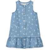 LIEWOOD Cherry Heart Sandy / Denim Sybilla Light Denim Kjole
