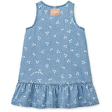 LIEWOOD Cherry Heart Sandy / Denim Sybilla Light Denim Kjole
