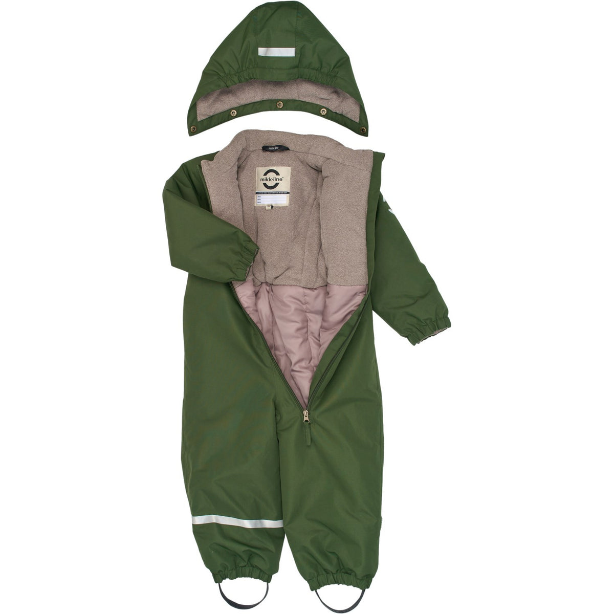 Mikk-Line Kombu Green Flyverdragt Solid