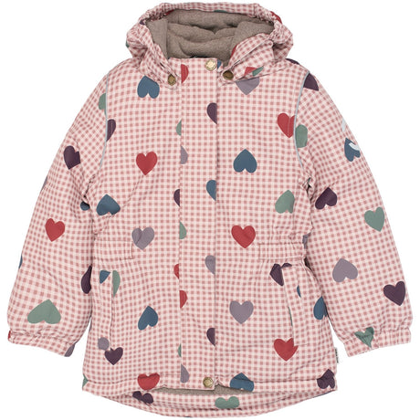 Mikk-Line Heart AOP Winter Jakke Waist AOP