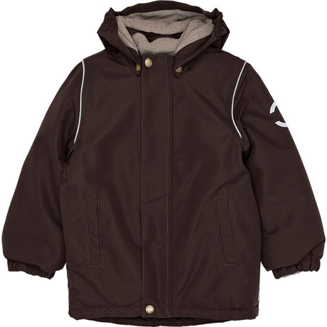 Mikk-Line Coffee Bean Winter Jakke Solid Brown