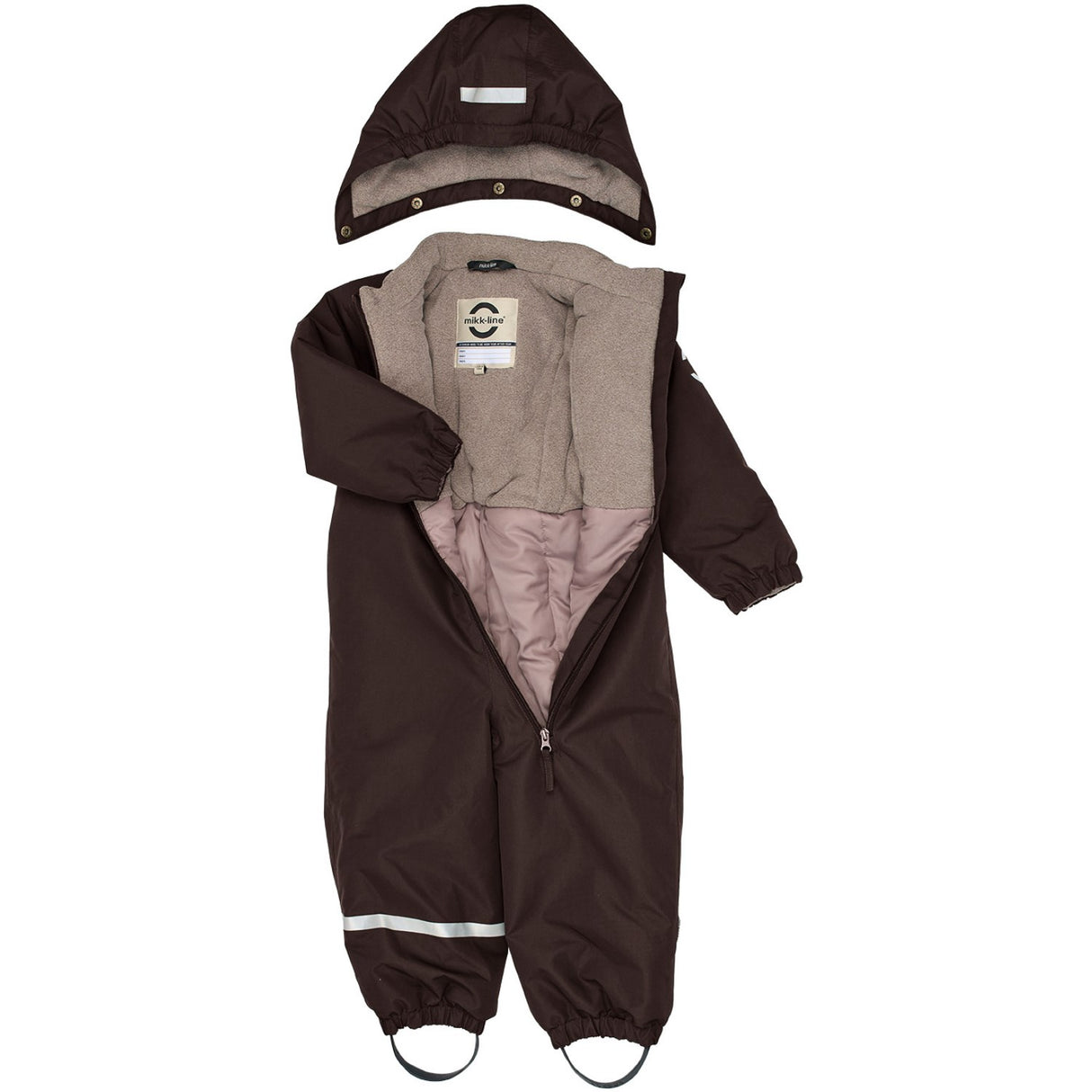 Mikk-Line Coffee Bean Flyverdragt Solid Brown