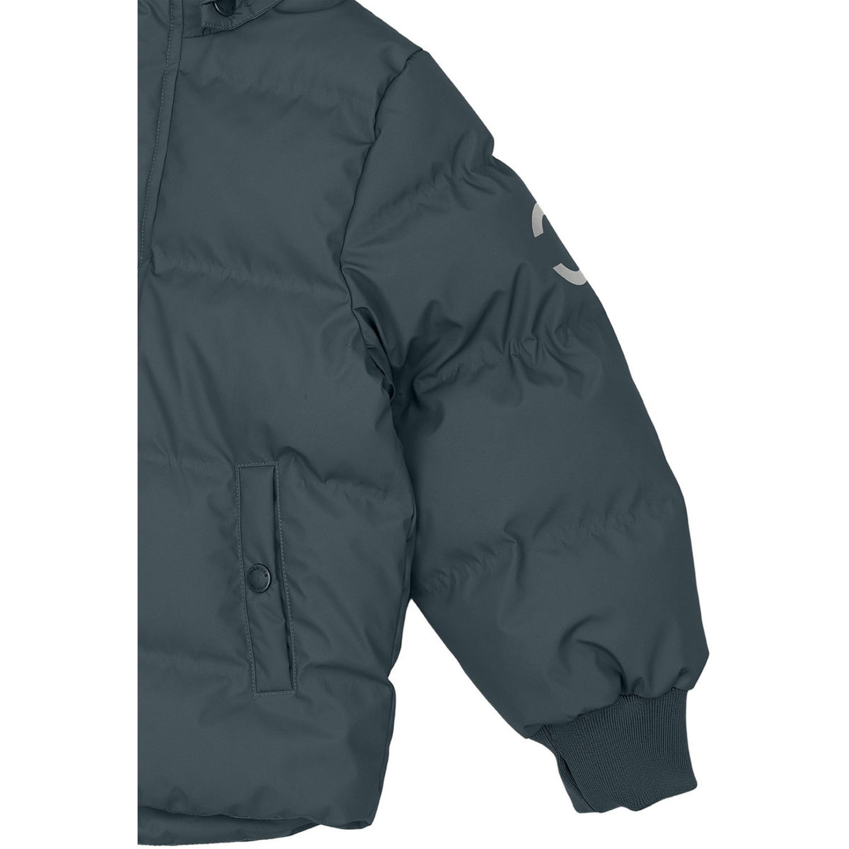 Mikk-Line Dark Slate Puffer Jakke