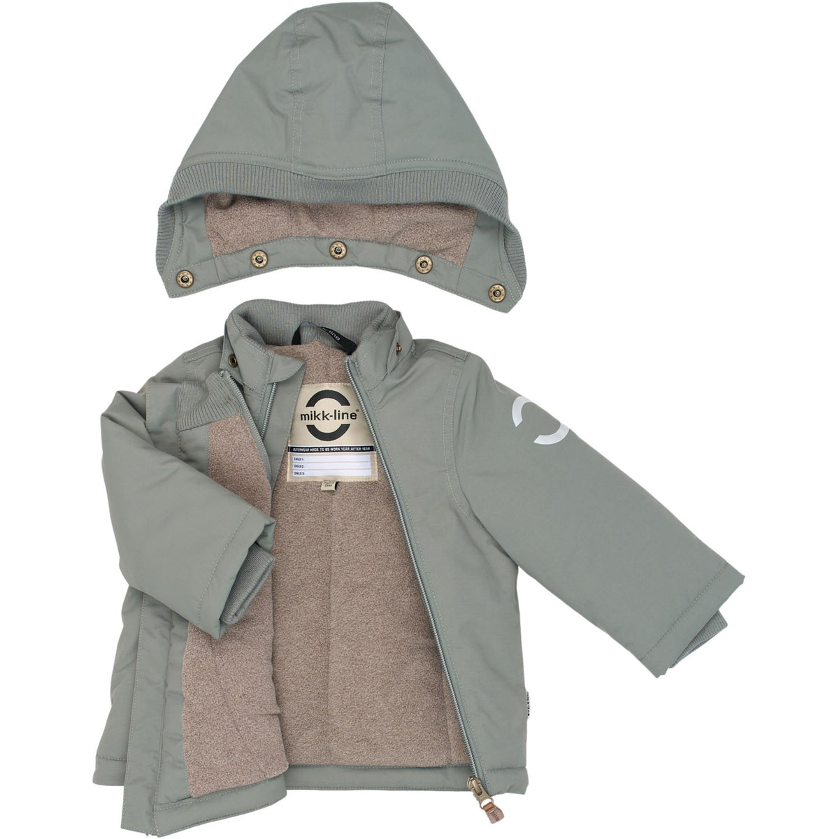 Mikk-Line Sedona Sage Nylon Baby Jakke - Solid