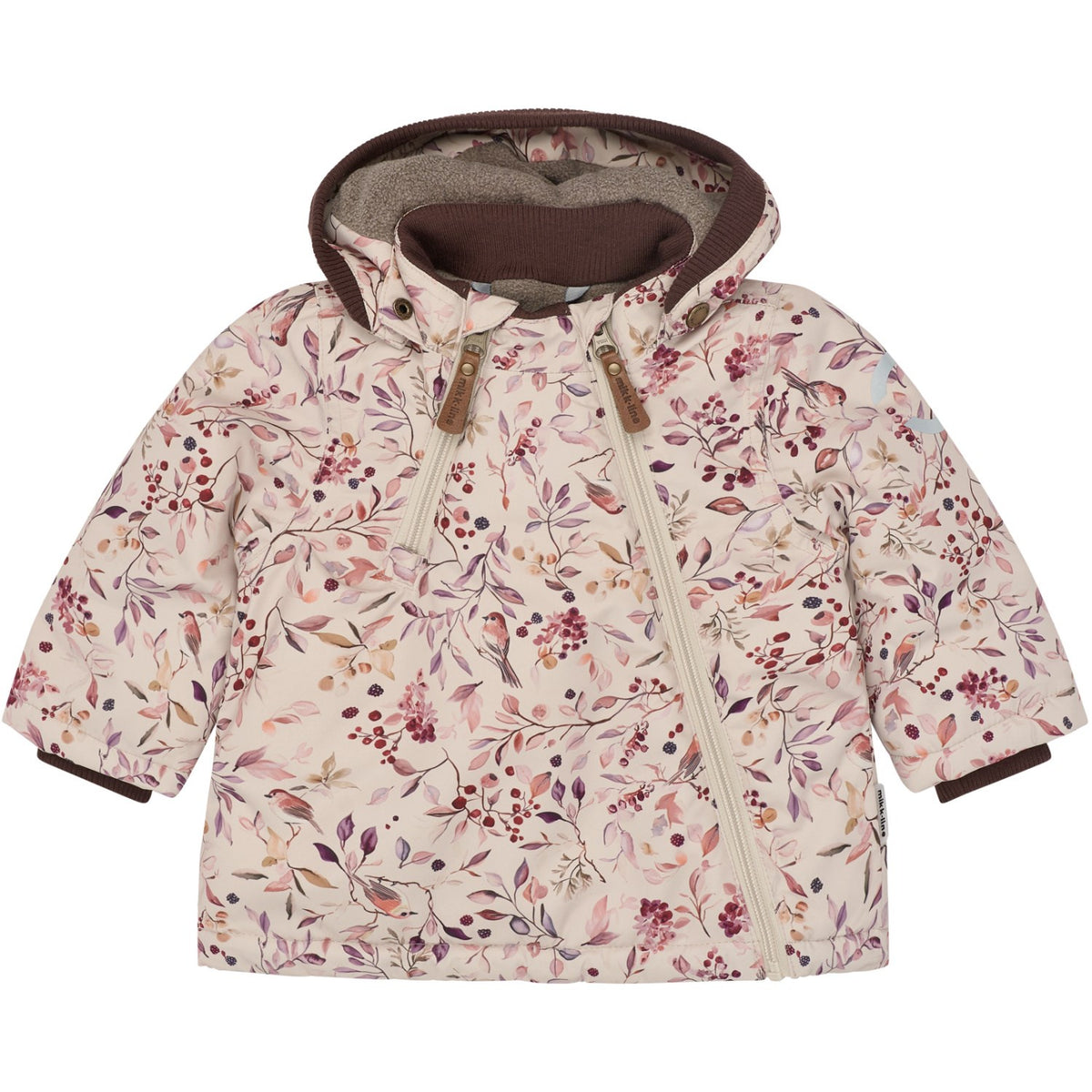 Mikk-Line Berries & Birds AOP Polyester Baby Jakke - AOP
