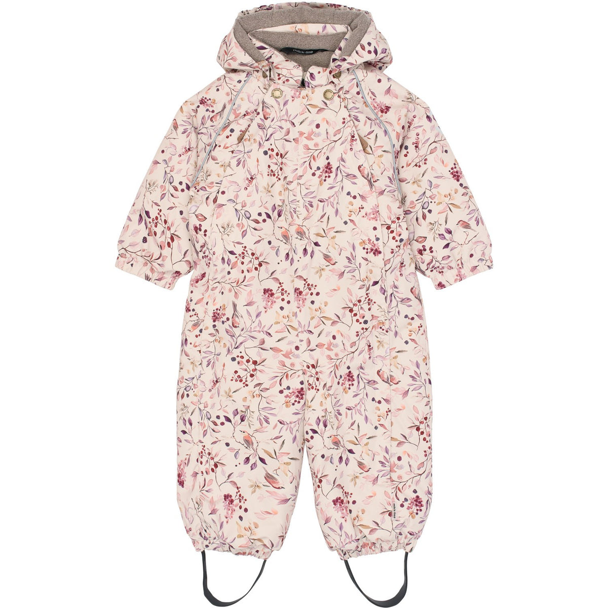 Mikk-Line Berries & Birds AOP Polyester Baby Dragt - AOP