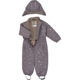 Mikk-Line Snowflake AOP Polyester Junior Dragt - Glitter