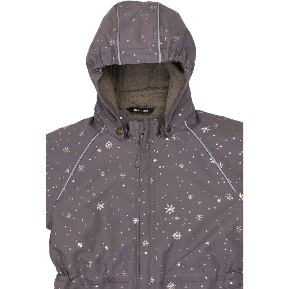 Mikk-Line Snowflake AOP Polyester Junior Dragt - Glitter
