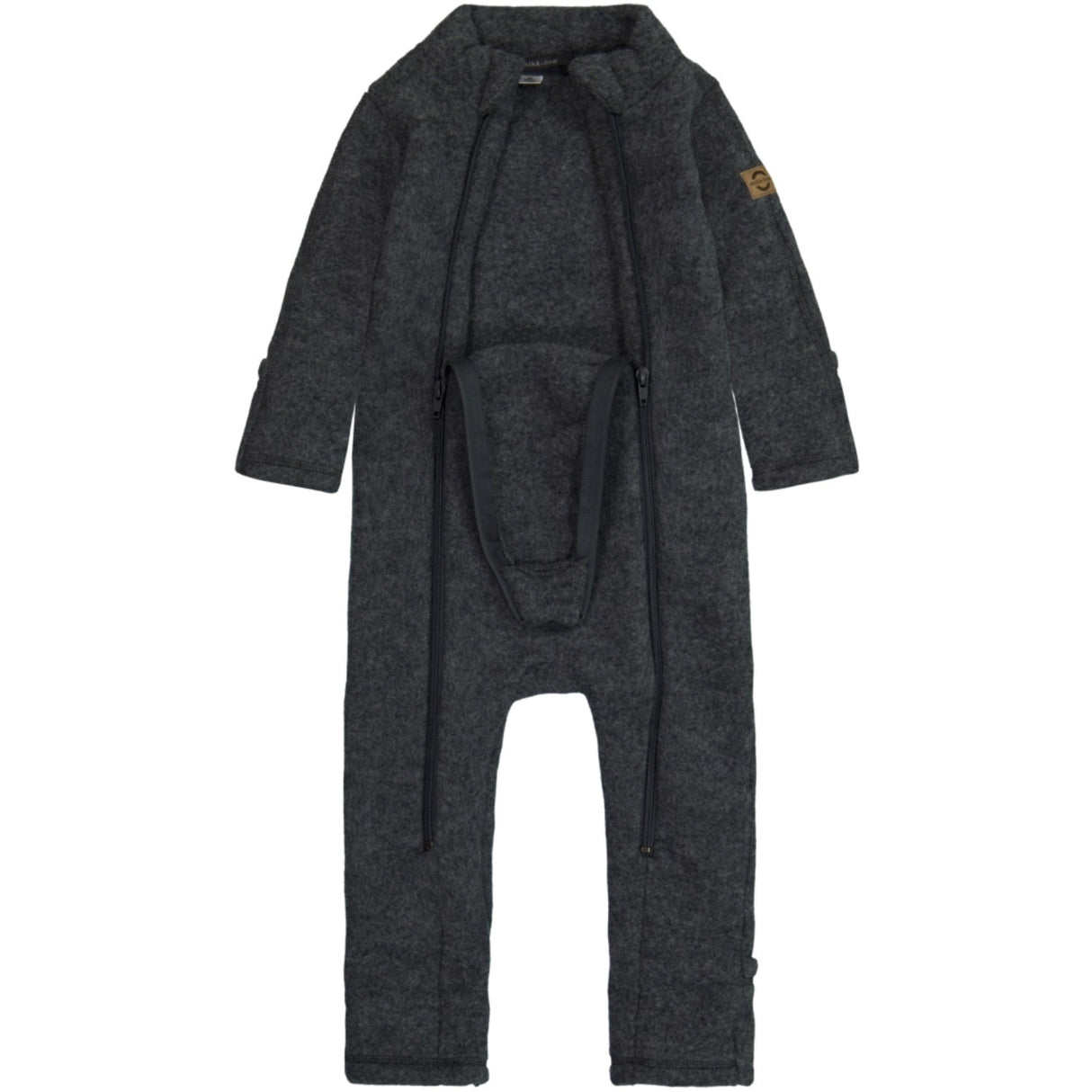 Mikk-Line Anthracite Melange Uld Dragt