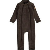 Mikk-Line Dark Brown Melange Uld Dragt