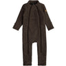 Mikk-Line Dark Brown Melange Uld Dragt