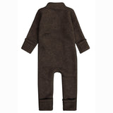 Mikk-Line Dark Brown Melange Uld Dragt