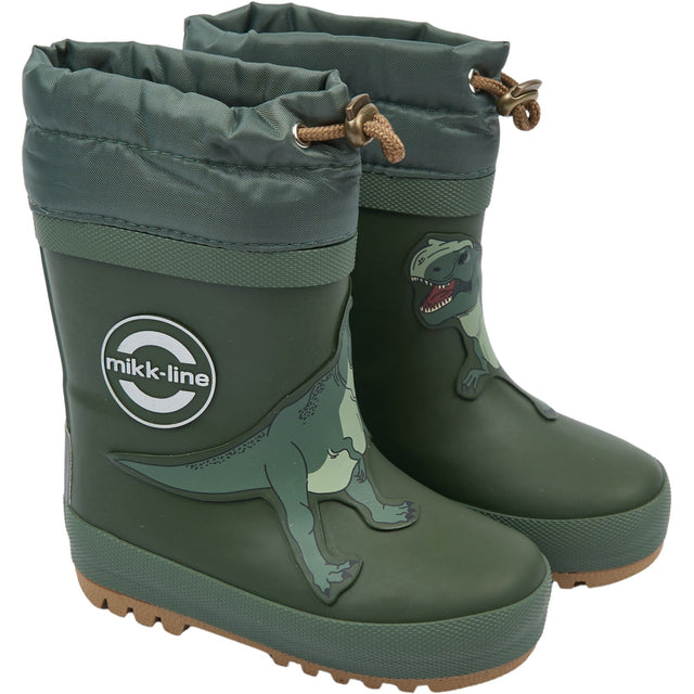 Mikk-Line Kombu Green Gummistøvler Winter - 3D