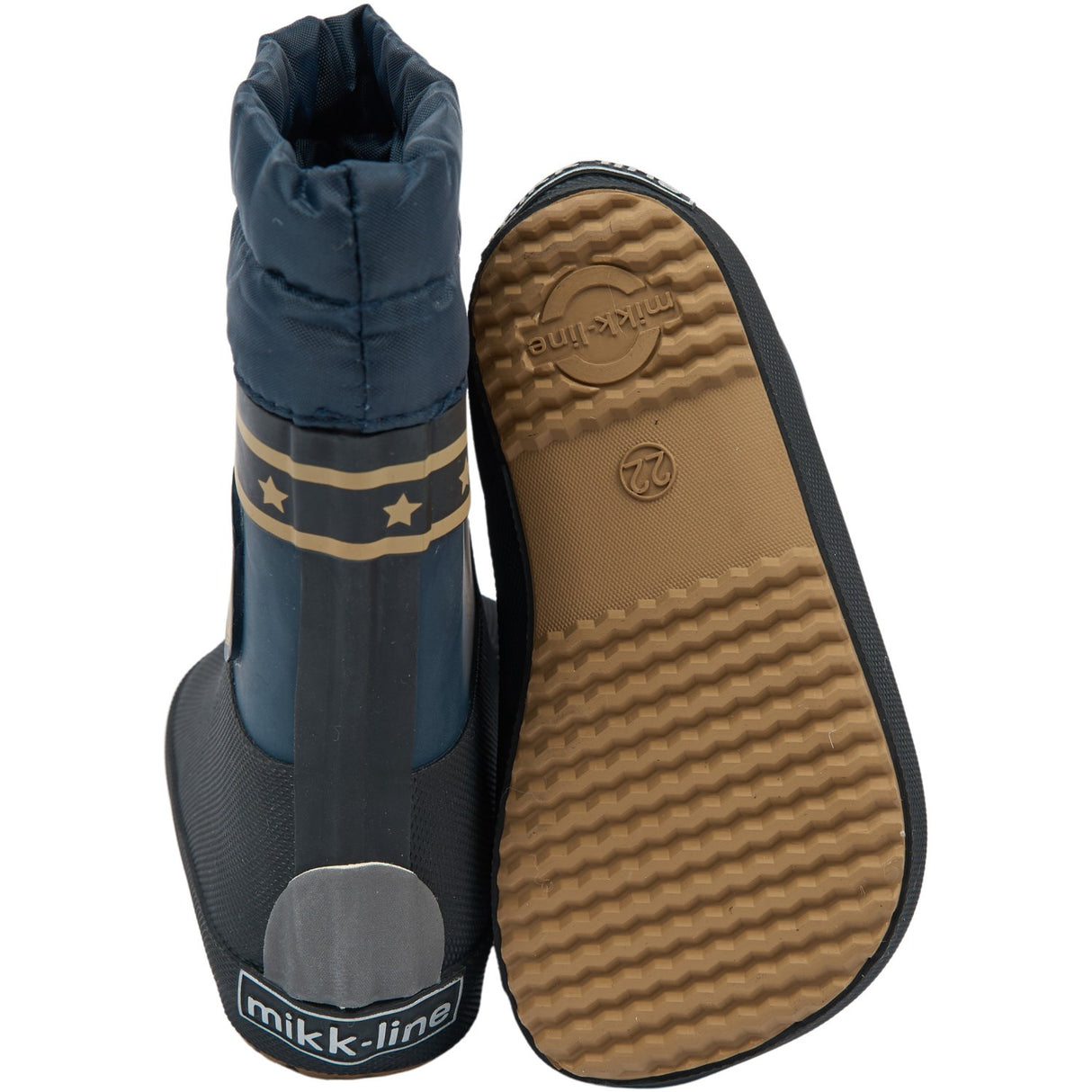Mikk-Line Blue Nights Gummistøvler Winter Police - Barefoot