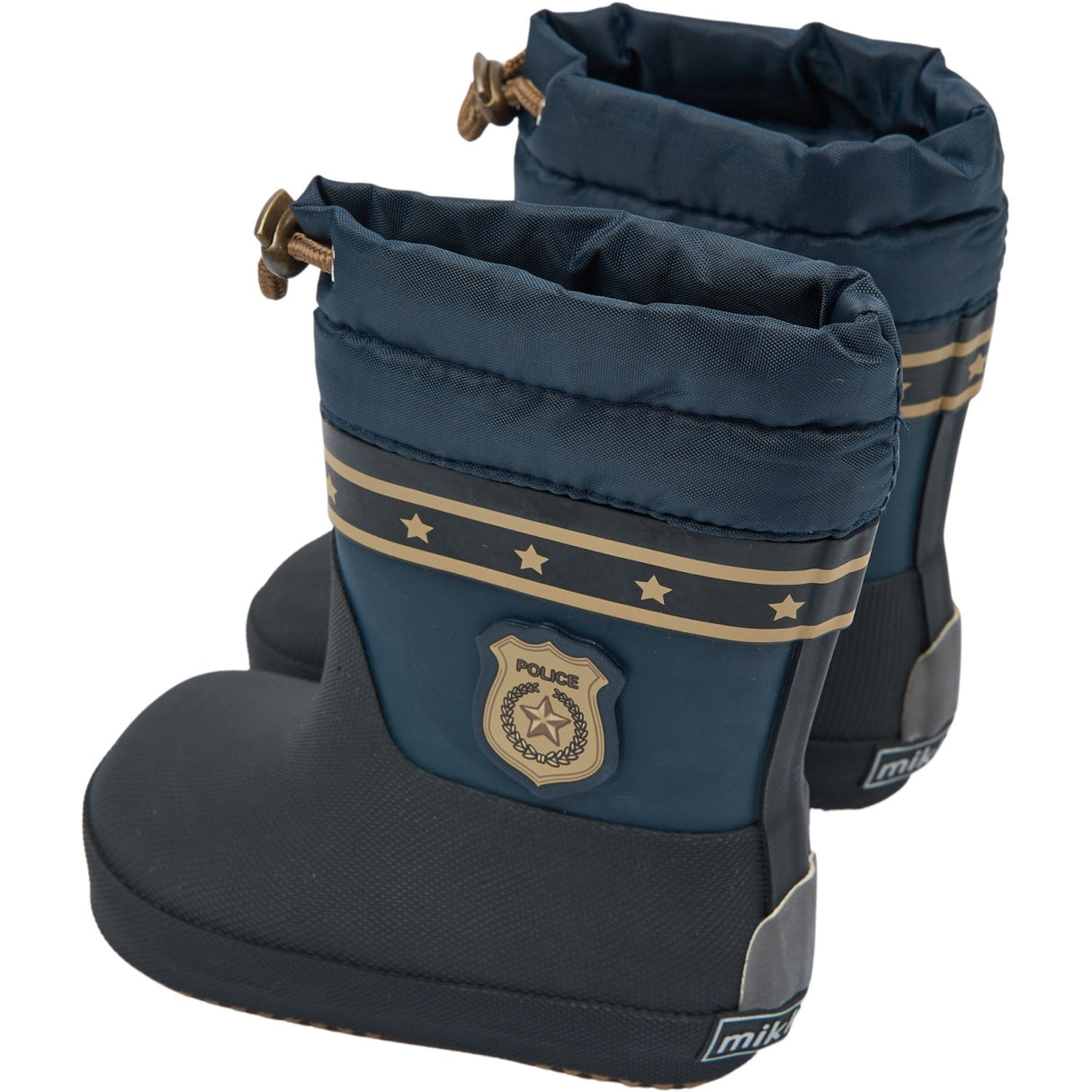 Mikk-Line Blue Nights Gummistøvler Winter Police - Barefoot