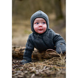 Mikk-Line Uld Baby Jakke Anthracite Melange