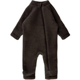 Mikk-Line Dark Brown Melange Uld Dragt