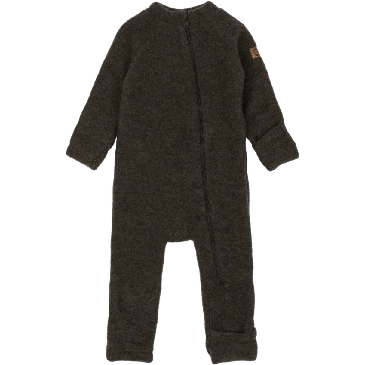 Mikk-Line Dark Brown Melange Uld Dragt