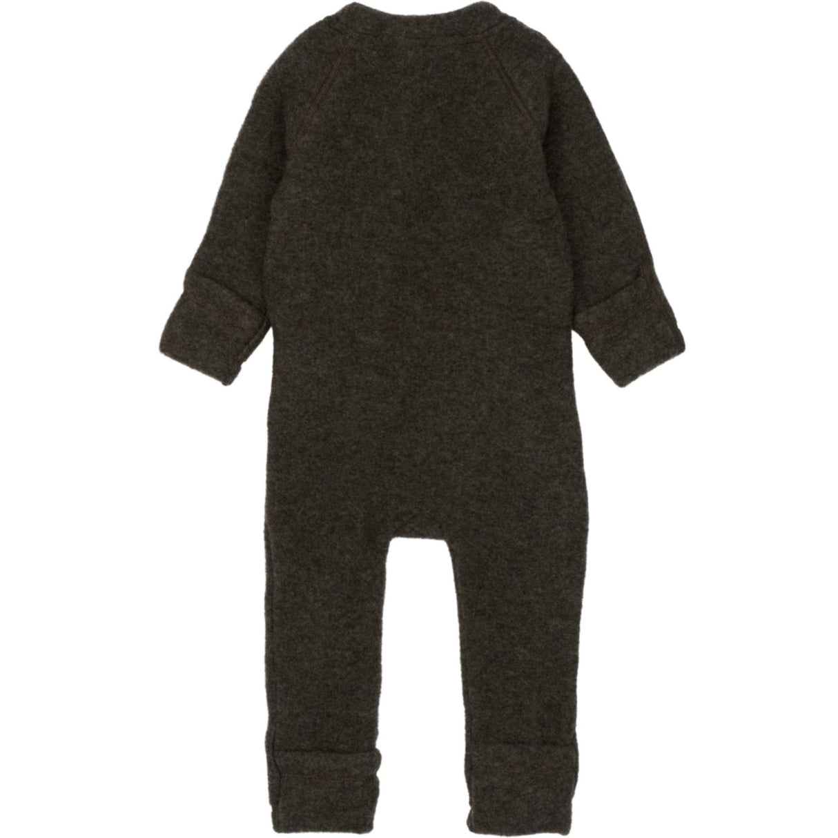 Mikk-Line Dark Brown Melange Uld Dragt