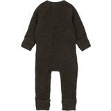 Mikk-Line Dark Brown Melange Uld Dragt