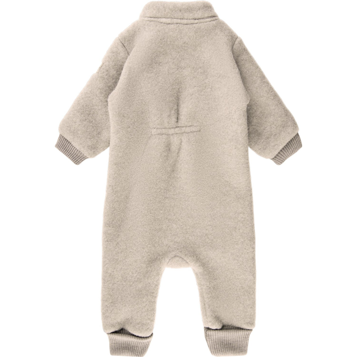 Mikk-Line Melange Offwhite Uld Dragt Med Rib