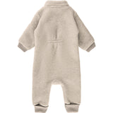 Mikk-Line Melange Offwhite Uld Dragt Med Rib