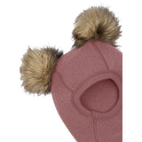 Mikk-Line Uld Elefanthue med Pom Pom Burlwood