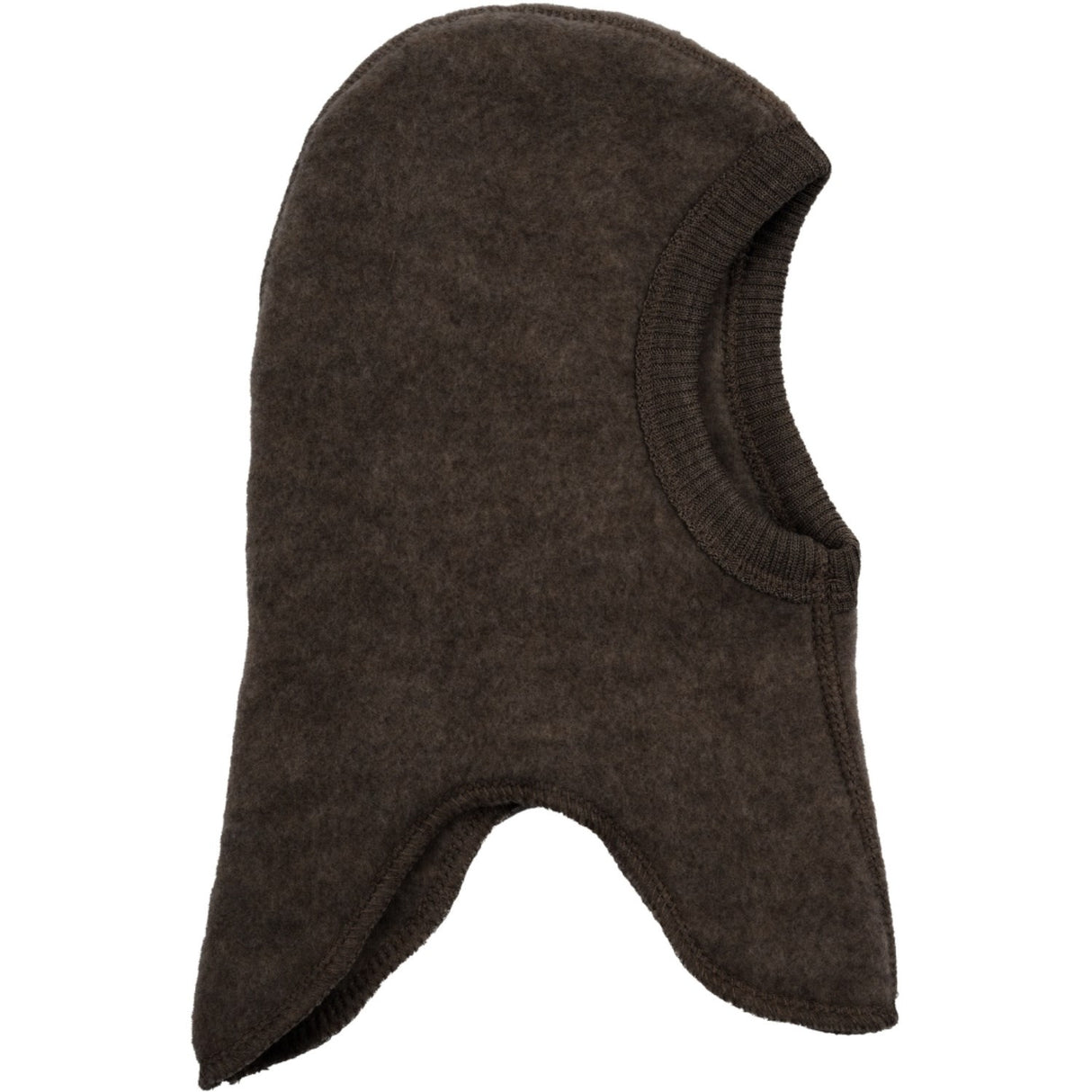 Mikk-Line Dark Brown Melange Uld Elefanthue
