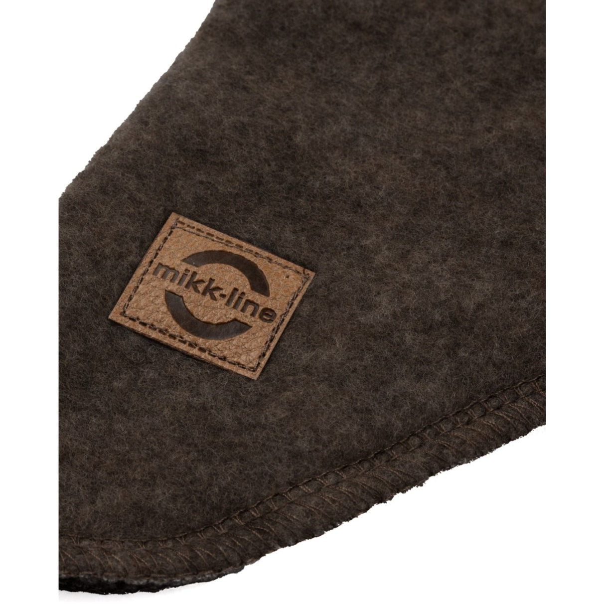 Mikk-Line Dark Brown Melange Uld Elefanthue