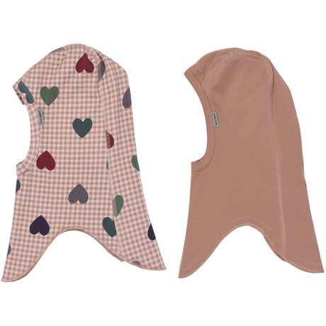 Mikk-Line Heart AOP 2-Pak Bomuld Fullface - Dobbelt