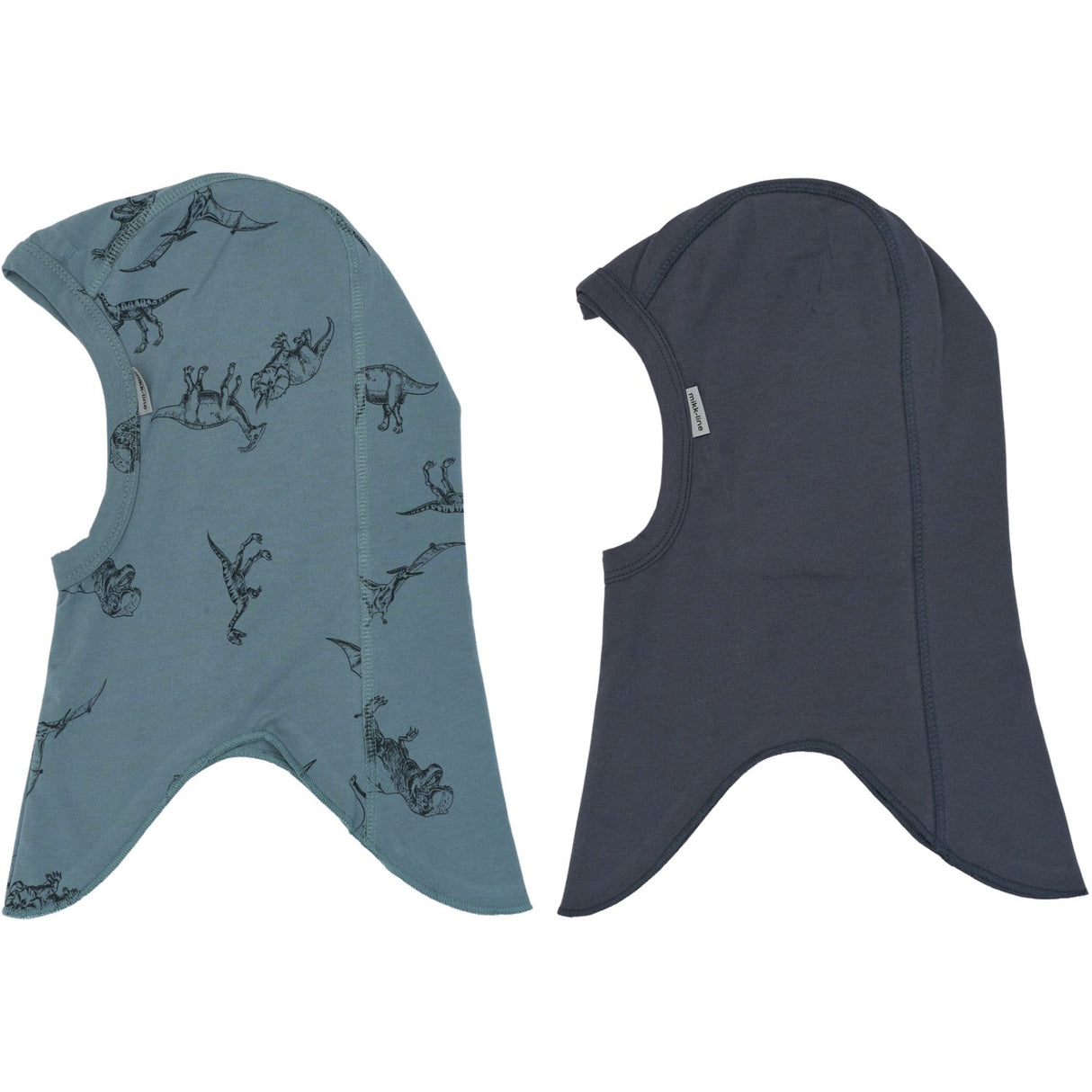 Mikk-Line Dino Stroke AOP 2-Pak Bomuld Fullface - Dobbelt