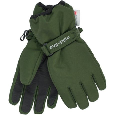 Mikk-Line Kombu Green Polyester Handsker