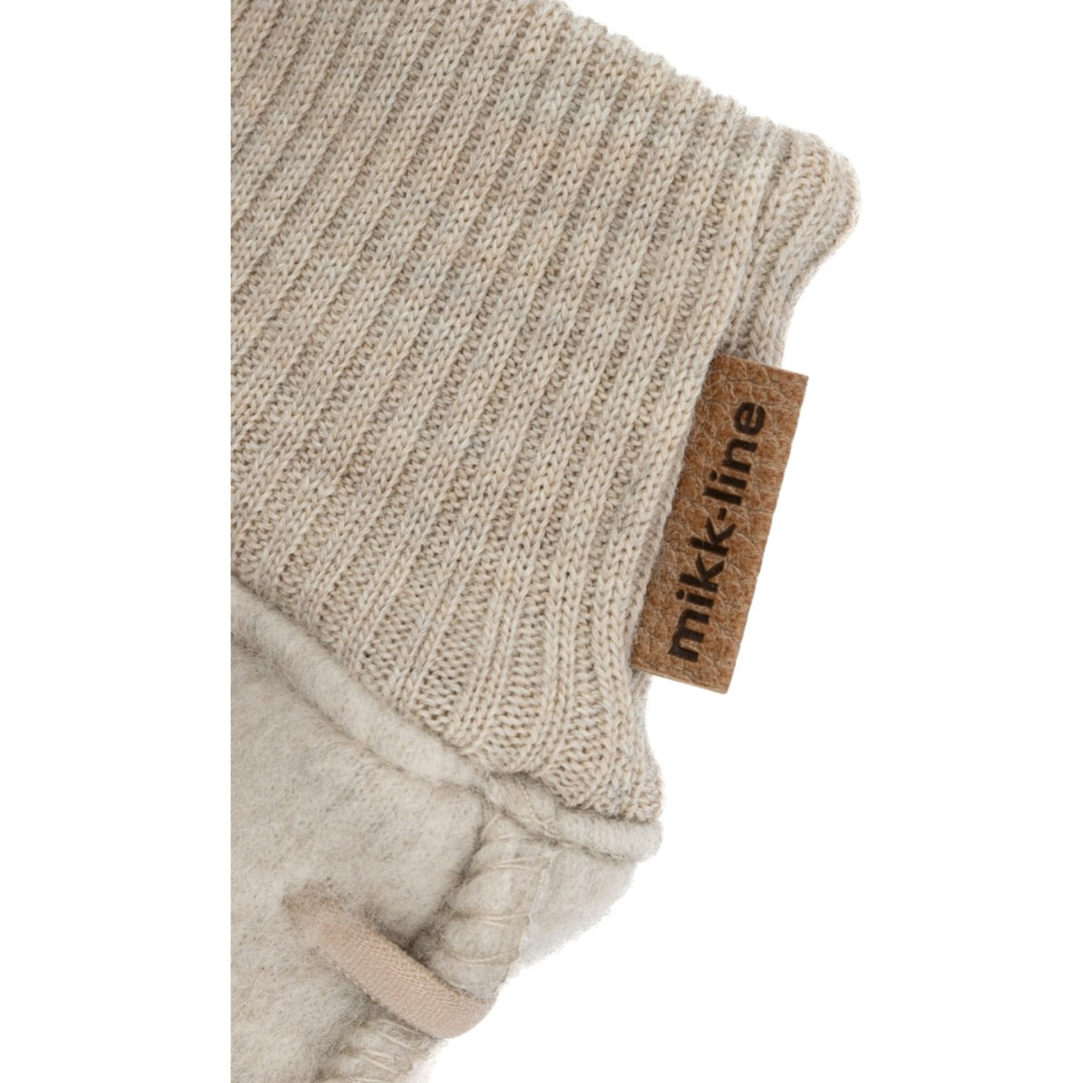 Mikk-Line Uld Luffer Melange Offwhite