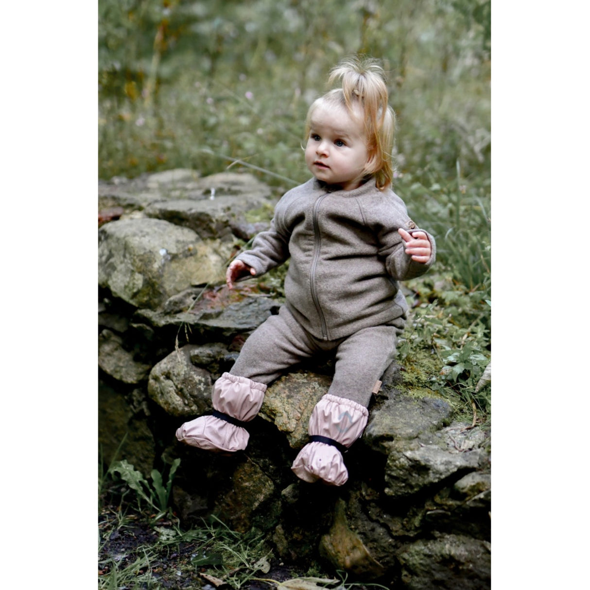 Mikk-Line Regnfutter m. Fleece Adobe Rose