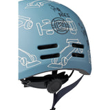 LIEWOOD Race Cars / Beach Blue Milly Cykelhjelm