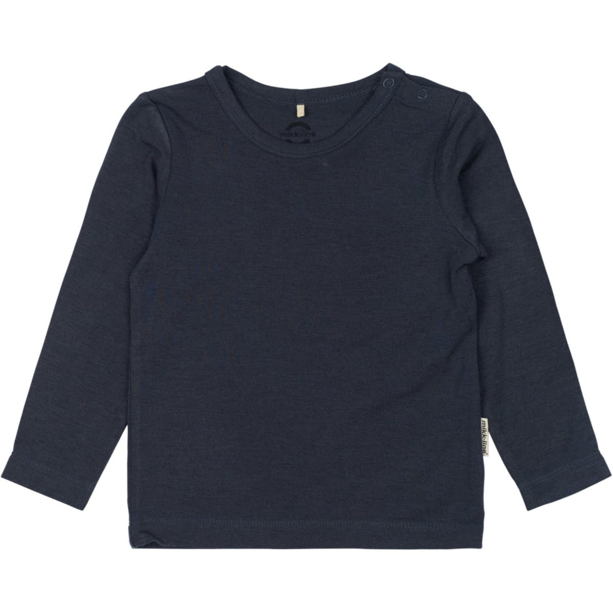 Mikk-Line Blue Nights Wool/Bamboo Ls Top