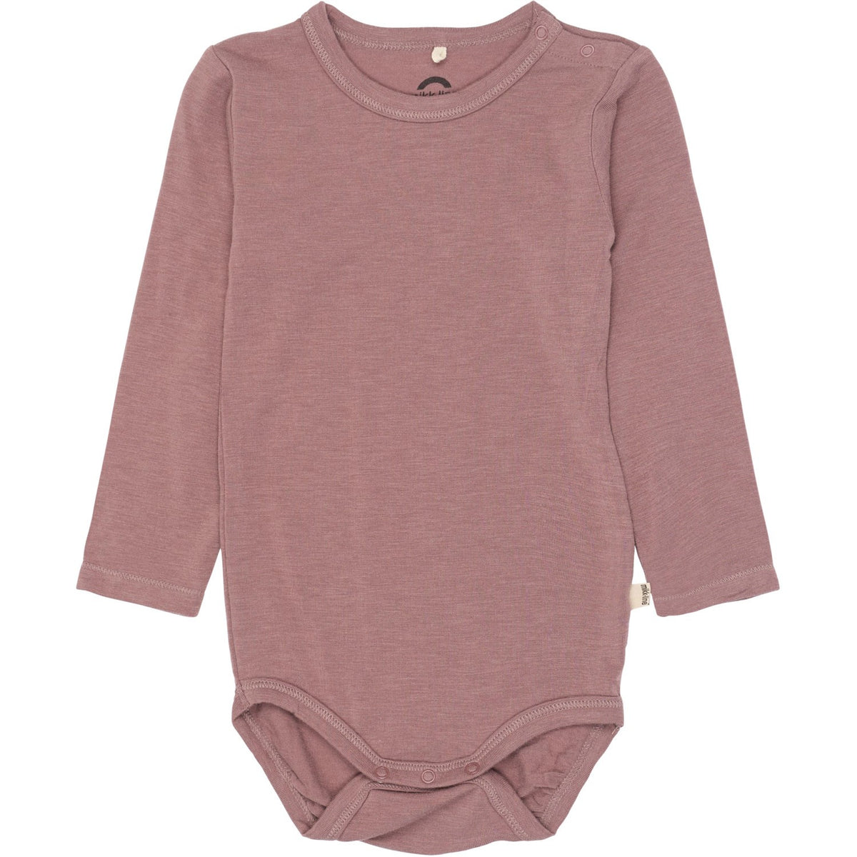 Mikk-Line Twilight Mauve Wool/Bamboo Ls Body